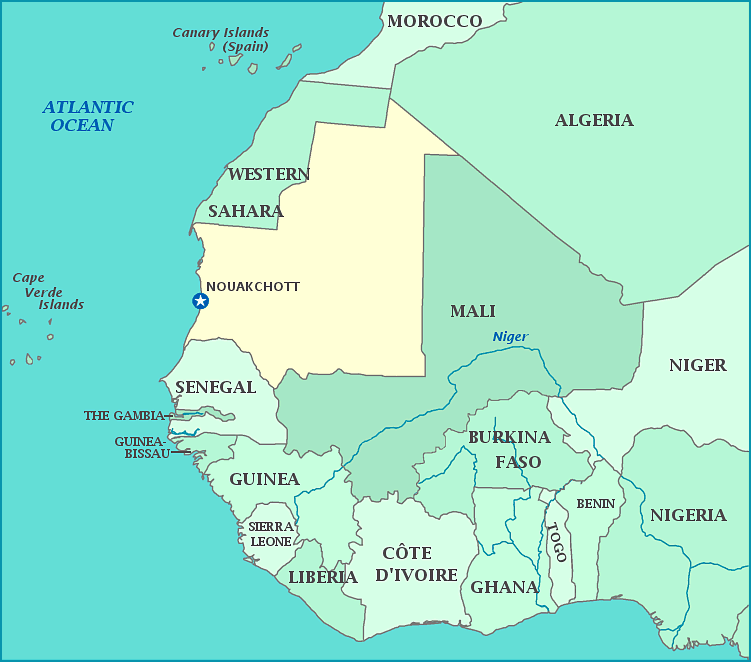 map-of-mauritania